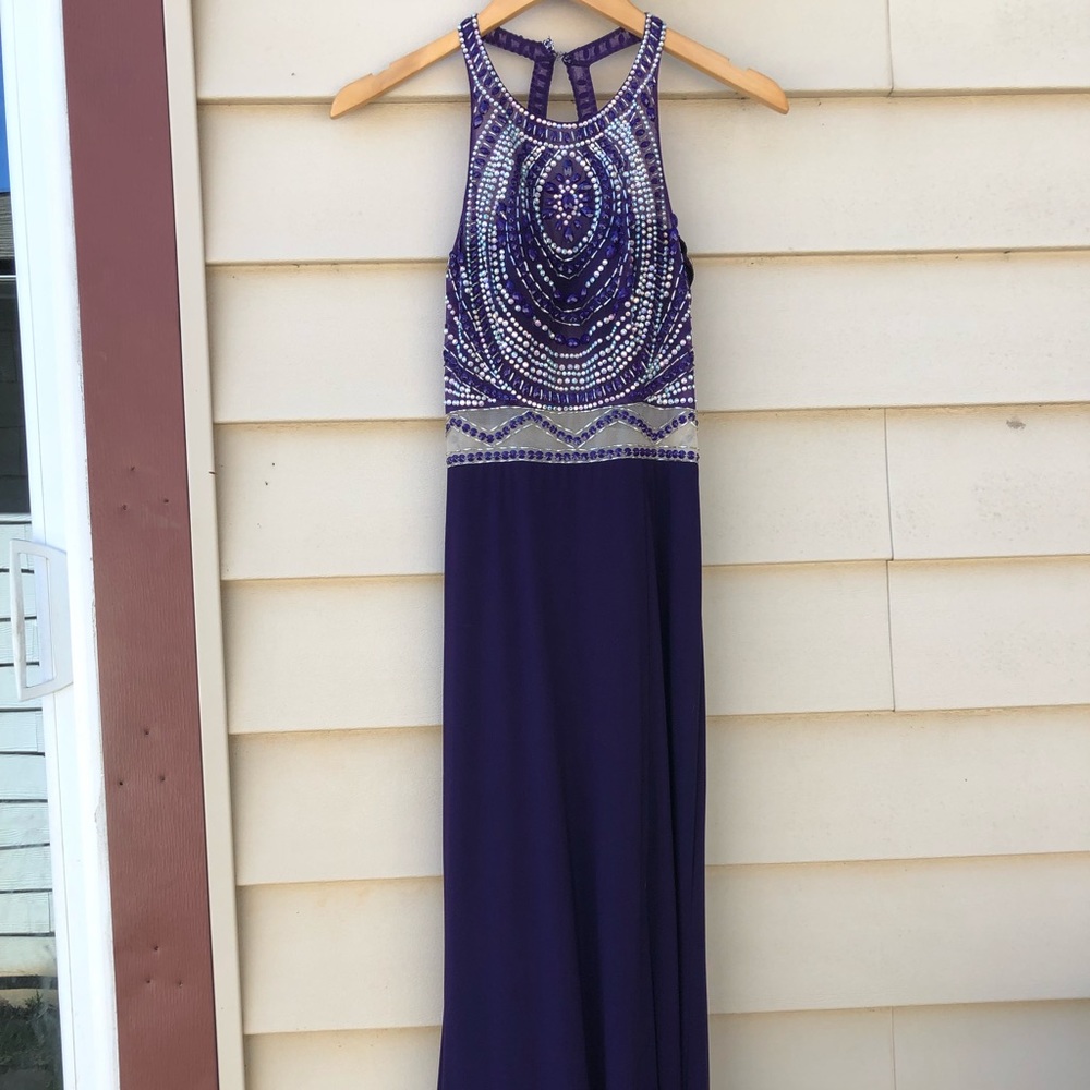 Gorgeous dark purple gown